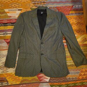 Marc by Marc Jacobs Green patterned blazer size L